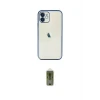 ieg™ iPhone 12 Kılıf Vadi Minimal - Siyah Joko Magic 5D Hayalet Cam