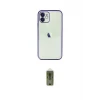 ieg™ iPhone 12 Kılıf Vadi Minimal - Siyah Joko Magic 5D Hayalet Cam