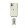 ieg™ iPhone 12 Kılıf Vadi Minimal - Siyah Polymer Nano Ekran Koruyucu