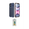 ieg™ iPhone 12 Mini Kılıf Eksen Form Prime - Siyah Polymer Nano Ekran Koruyucu