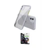 ieg™ iPhone 12 Mini Kılıf Nova Asil Özel Seri - Şeffaf Temperli Cam Ekran Koruyucu