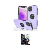 ieg™ iPhone 12 Mini Kılıf Odak Form Prime - Şeffaf Temperli Cam Ekran Koruyucu