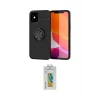 ieg™ iPhone 12 Mini Kılıf Yankı Form Prime - Siyah Polymer Nano Ekran Koruyucu