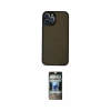 ieg™ iPhone 12 Pro Kılıf Ahenk Çizgi Serisi - Siyah 34D Hayalet Izgaralı Cam