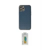 ieg™ iPhone 12 Pro Kılıf Ahenk Işık - Siyah Polymer Nano Ekran Koruyucu