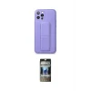 ieg™ iPhone 12 Pro Kılıf Akış Doku - Siyah 34D Hayalet Izgaralı Cam