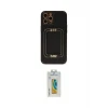 ieg™ iPhone 12 Pro Kılıf Kozmos Minimal Prime - Siyah Polymer Nano Ekran Koruyucu