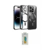 ieg™ iPhone 12 Pro Kılıf Nova Işık Özel Seri - Siyah Polymer Nano Ekran Koruyucu