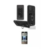 ieg™ iPhone 12 Pro Kılıf Vadi Form Prime - Siyah 34D Hayalet Izgaralı Cam