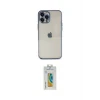 ieg™ iPhone 12 Pro Kılıf Vadi Minimal - Siyah Polymer Nano Ekran Koruyucu