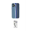 ieg™ iPhone 12 Pro Kılıf Yadigar Çizgi - Şeffaf Uv Polymer Nano Ekran Koruyucu
