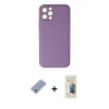 ieg™ iPhone 12 Pro Kılıf Yadigar Klasik - Siyah 6D Mat Seramik Hayalet Nano Ekran Koruyucu + Metal Kamera Lens Koruma Cam - KUYL