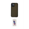 ieg™ iPhone 12 Pro Max Kılıf Ahenk Çizgi Serisi - Siyah Joko 5D Cam