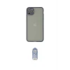 ieg™ iPhone 12 Pro Max Kılıf Ahenk Çizgi Serisi - Siyah Joko Magic 5D Cam