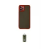 ieg™ iPhone 12 Pro Max Kılıf Ahenk Çizgi Serisi - Siyah Joko Magic 5D Hayalet Cam