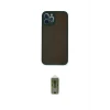 ieg™ iPhone 12 Pro Max Kılıf Ahenk Çizgi Serisi - Siyah Joko Magic 5D Hayalet Cam