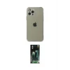 ieg™ iPhone 12 Pro Max Kılıf Ahenk Doku - Şeffaf 360 Full Body Arka Koruyucu