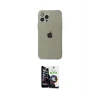 ieg™ iPhone 12 Pro Max Kılıf Ahenk Doku - Şeffaf Temperli Cam Ekran Koruyucu