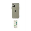 ieg™ iPhone 12 Pro Max Kılıf Ahenk Doku - Siyah 20D Premium Cam Ekran Koruyucu