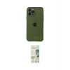 ieg™ iPhone 12 Pro Max Kılıf Ahenk Doku - Siyah 20D Premium Cam Ekran Koruyucu