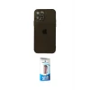 ieg™ iPhone 12 Pro Max Kılıf Ahenk Doku - Siyah 5D Eko Cam Ekran Koruyucu