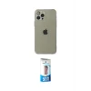 ieg™ iPhone 12 Pro Max Kılıf Ahenk Doku - Siyah 5D Eko Cam Ekran Koruyucu