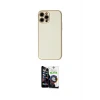 ieg™ iPhone 12 Pro Max Kılıf Ahenk Işık - Şeffaf Temperli Cam Ekran Koruyucu