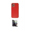 ieg™ iPhone 12 Pro Max Kılıf Ahenk Işık - Şeffaf Temperli Cam Ekran Koruyucu