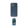 ieg™ iPhone 12 Pro Max Kılıf Ahenk Işık - Siyah 18D Cam Ekran Koruyucu