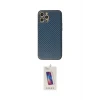 ieg™ iPhone 12 Pro Max Kılıf Ahenk Işık - Siyah Joko 5D Cam