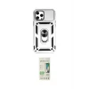 ieg™ iPhone 12 Pro Max Kılıf Ahenk Klasik - Siyah 20D Premium Cam Ekran Koruyucu
