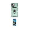 ieg™ iPhone 12 Pro Max Kılıf Ahenk Klasik - Siyah 34D Izgaralı Cam