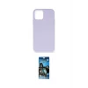 ieg™ iPhone 12 Pro Max Kılıf Ahenk Serisi - Siyah 34D Izgaralı Cam