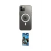 ieg™ iPhone 12 Pro Max Kılıf Ahenk Yansıma Prime - Siyah 34D Izgaralı Cam