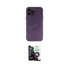 ieg™ iPhone 12 Pro Max Kılıf Akış Minimal Özel Seri - Şeffaf Temperli Cam Ekran Koruyucu
