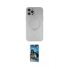ieg™ iPhone 12 Pro Max Kılıf Akış Minimal Özel Seri - Siyah 34D Izgaralı Cam