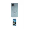 ieg™ iPhone 12 Pro Max Kılıf Akış Minimal Özel Seri - Siyah 34D Izgaralı Cam