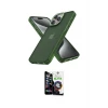 ieg™ iPhone 12 Pro Max Kılıf Atlas Form - Şeffaf Temperli Cam Ekran Koruyucu