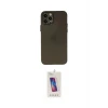 ieg™ iPhone 12 Pro Max Kılıf Atlas Minimal Prime - Siyah Joko 5D Cam