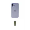 ieg™ iPhone 12 Pro Max Kılıf Atlas Minimal Prime - Siyah Joko Magic 5D Hayalet Cam