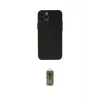 ieg™ iPhone 12 Pro Max Kılıf Atlas Minimal Prime - Siyah Joko Magic 5D Hayalet Cam