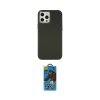 ieg™ iPhone 12 Pro Max Kılıf Çekirdek Çizgi - Siyah 18D Cam Ekran Koruyucu