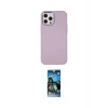 ieg™ iPhone 12 Pro Max Kılıf Çekirdek Çizgi - Siyah 34D Izgaralı Cam