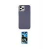 ieg™ iPhone 12 Pro Max Kılıf Çekirdek Çizgi - Siyah 34D Izgaralı Cam