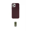 ieg™ iPhone 12 Pro Max Kılıf Çekirdek Çizgi - Siyah Joko Magic 5D Hayalet Cam