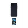 ieg™ iPhone 12 Pro Max Kılıf Çekirdek Modern Serisi - Siyah 34D Izgaralı Cam