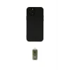 ieg™ iPhone 12 Pro Max Kılıf Çekirdek Modern Serisi - Siyah Joko Magic 5D Hayalet Cam