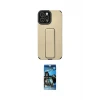 ieg™ iPhone 12 Pro Max Kılıf Çekirdek Yansıma - Siyah 34D Izgaralı Cam