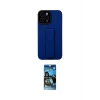 ieg™ iPhone 12 Pro Max Kılıf Çekirdek Yansıma - Siyah 34D Izgaralı Cam