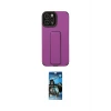 ieg™ iPhone 12 Pro Max Kılıf Çekirdek Yansıma - Siyah 34D Izgaralı Cam